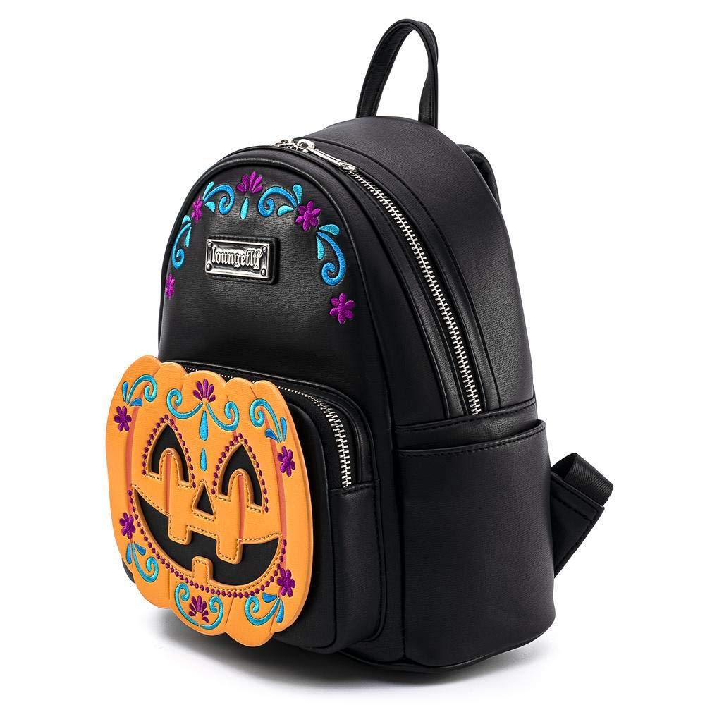 ディズニーストア　　loungefly   ハロウィン　パンプキン　バックパック Amazon.com | Loungefly Disney Nightmare Before Christmas