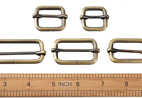 Miniatura 5 de Hebillas deslizantes de ajuste de hierro, Bronce antiguo