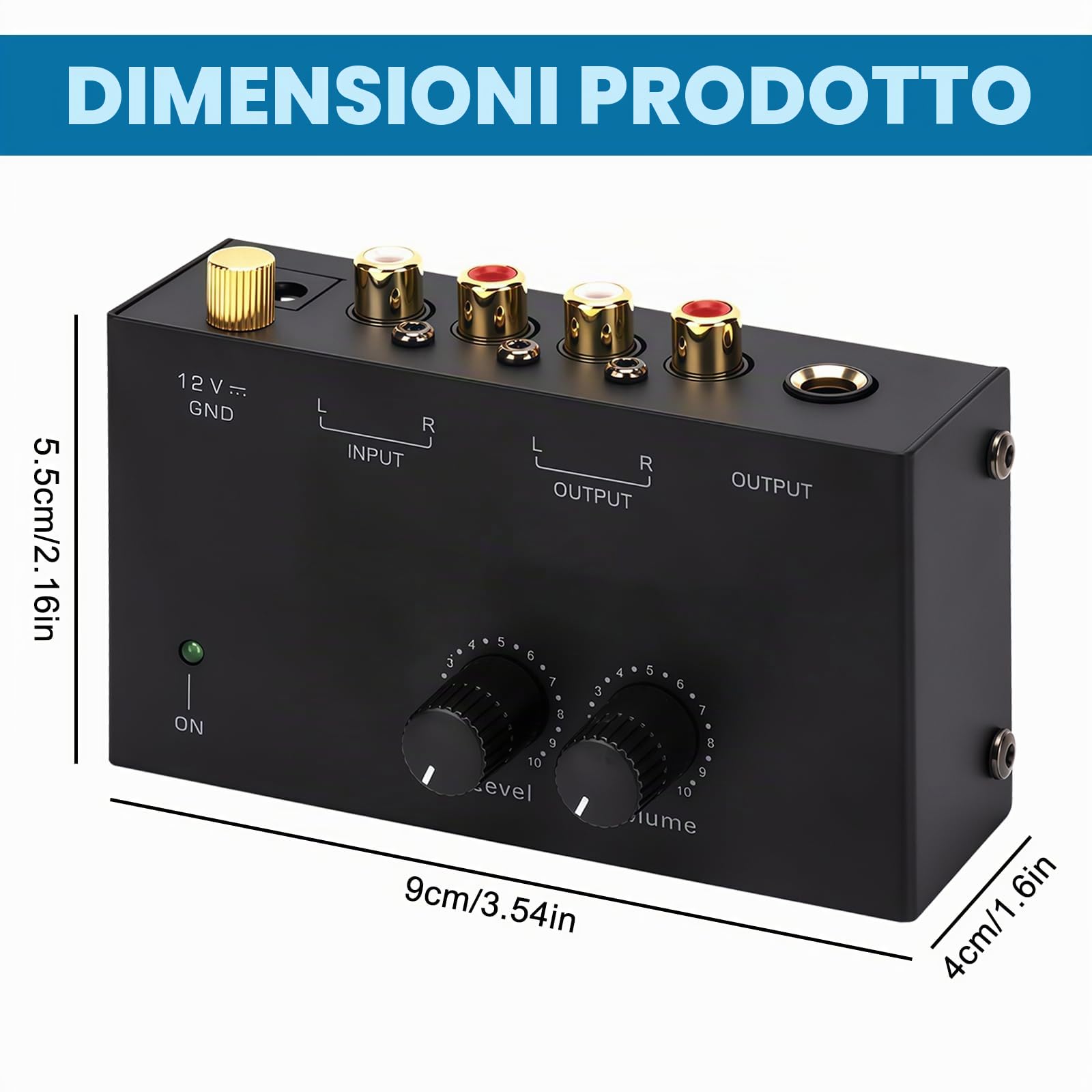 PREAMPLIFICATORE RIAA MM/ Phono Stage per Giradischi/Giradischi In PREAMPLIFICATORE RIAA MM/ Phono Stage per Giradischi/Giradischi In