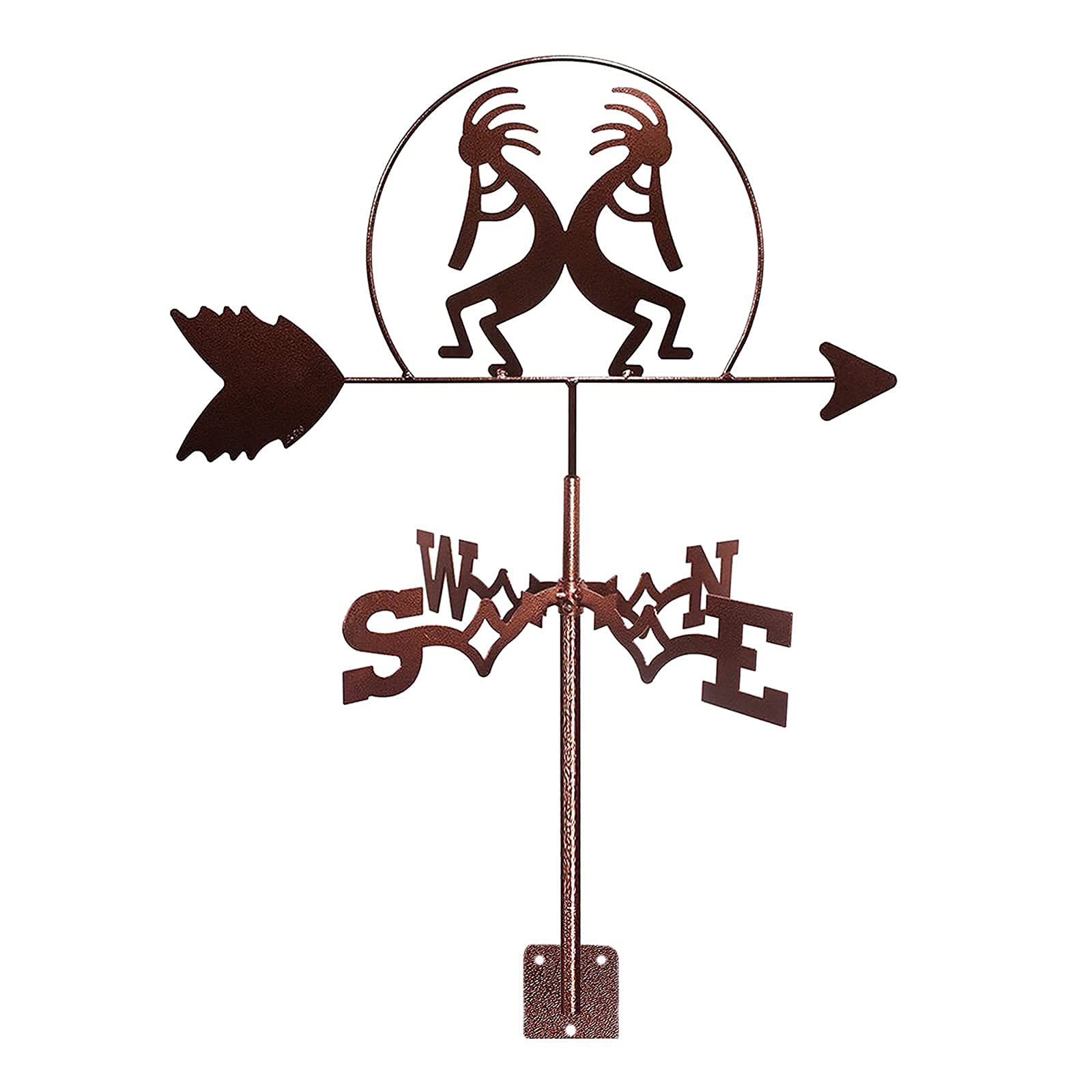 Indicateur de direction du vent et girouette créative pour cour - 8