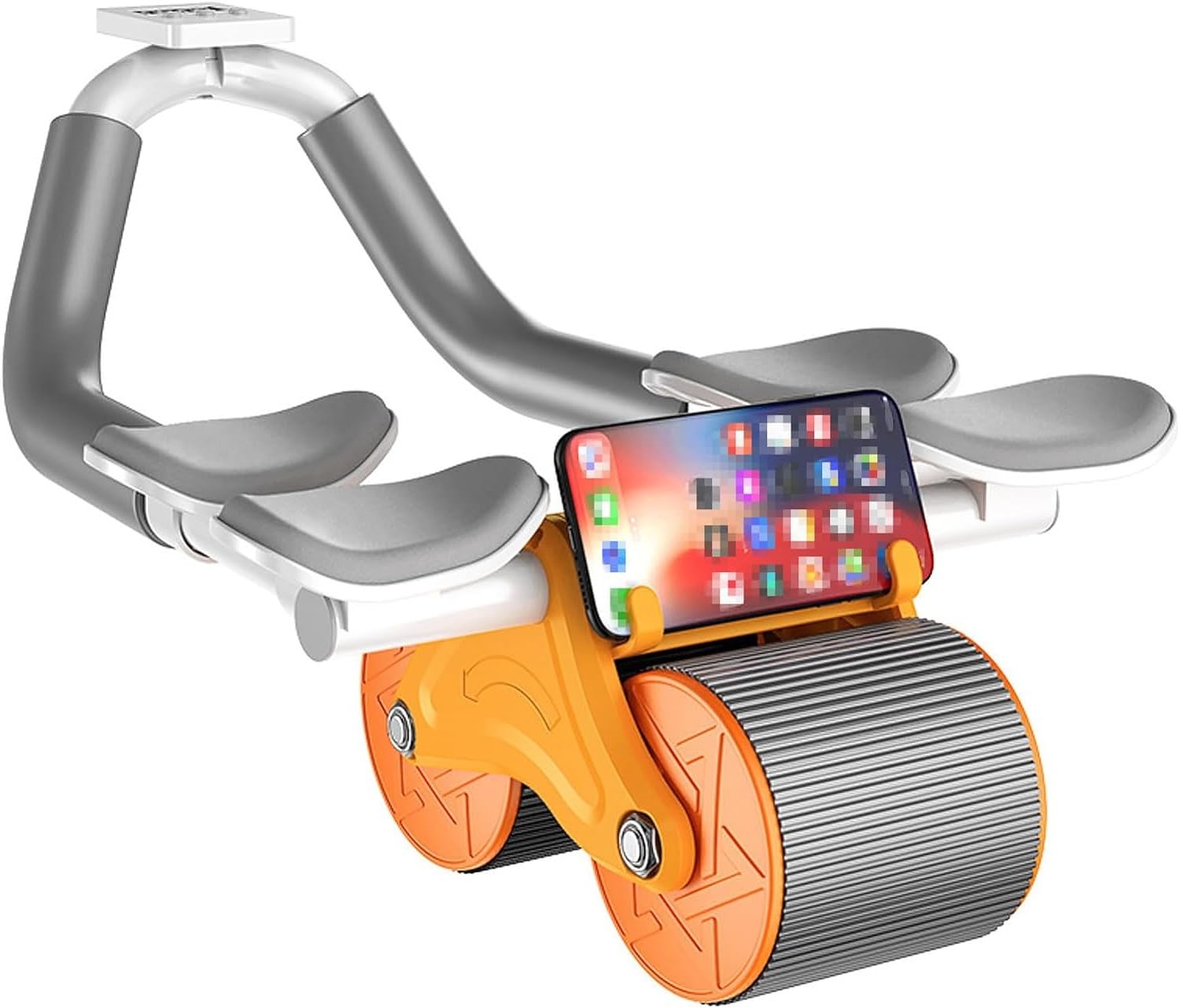 Home Brilliant Ab Roller Wheel 4 with Elbow Supports, New Automatic Rebound Abdominal Wheel Roller for Core Workout, Ab Roller for Abs Workout with Timer-image-32