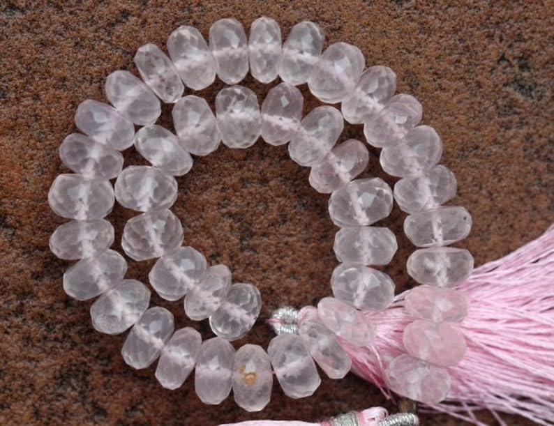 Quartz rose de 8 mm perles naturelles pour créer vos bracelets de bien-être