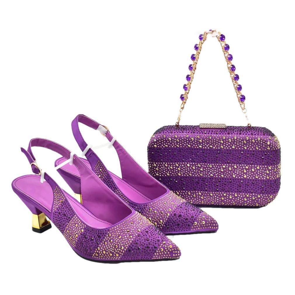 Set di scarpe e borse di design italiano, scarpe e borse per donne, pompe per matrimoni e feste nuziali