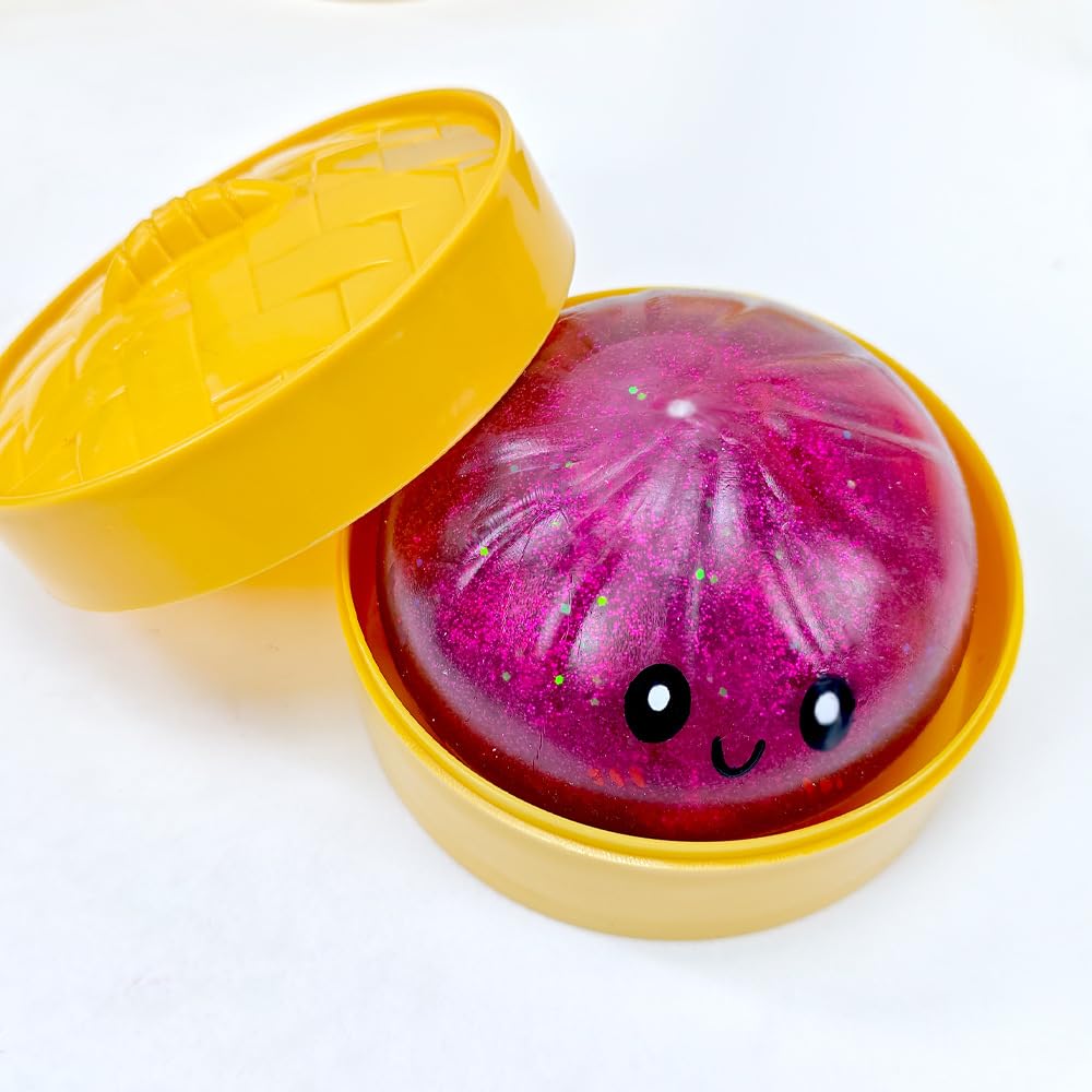 OPOM Dumpling Squishy Mystery Box (Bleached) | Satisfying Squeeze for Stress Relief - main product image