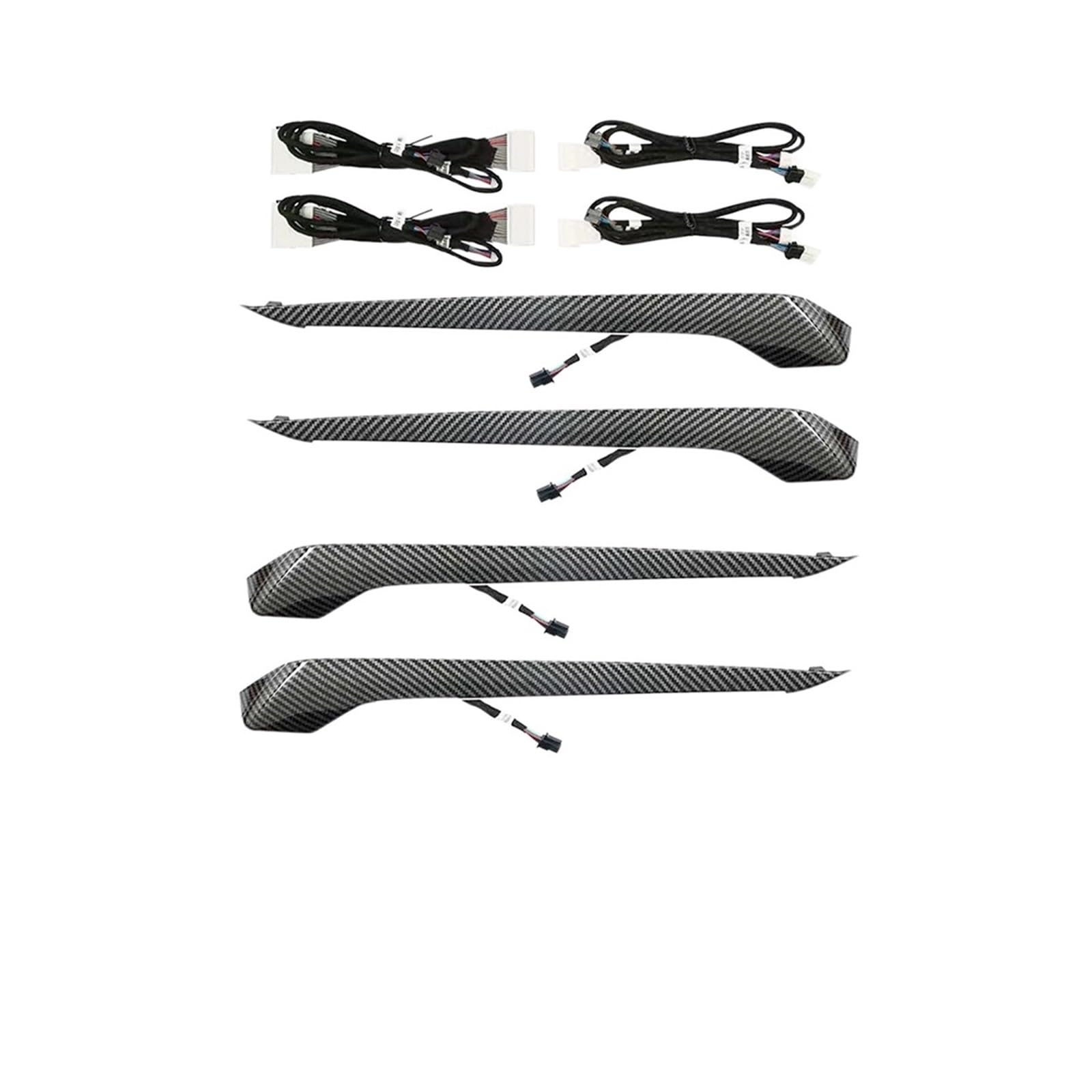 XCZPRKMXY Car Carbon Fiber Door Panel Ambient Light LED Atmosphere Lamp Colors Compatible with RAV4 Wildlander 2020-2022