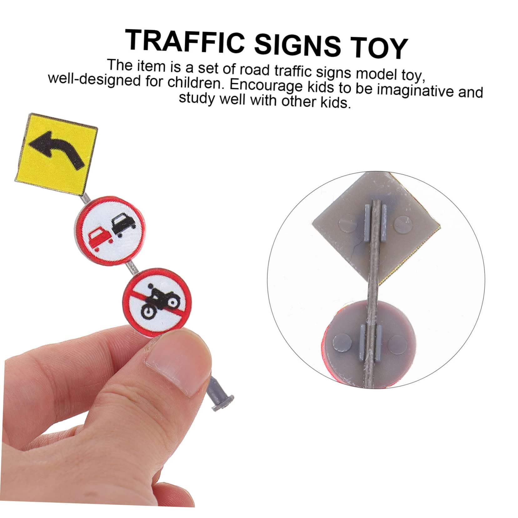 YARNOW 1Set Traffic Signal Model Road Signs for Interactive Playthings for Learning Traffic Safety and Road Recognition Educational