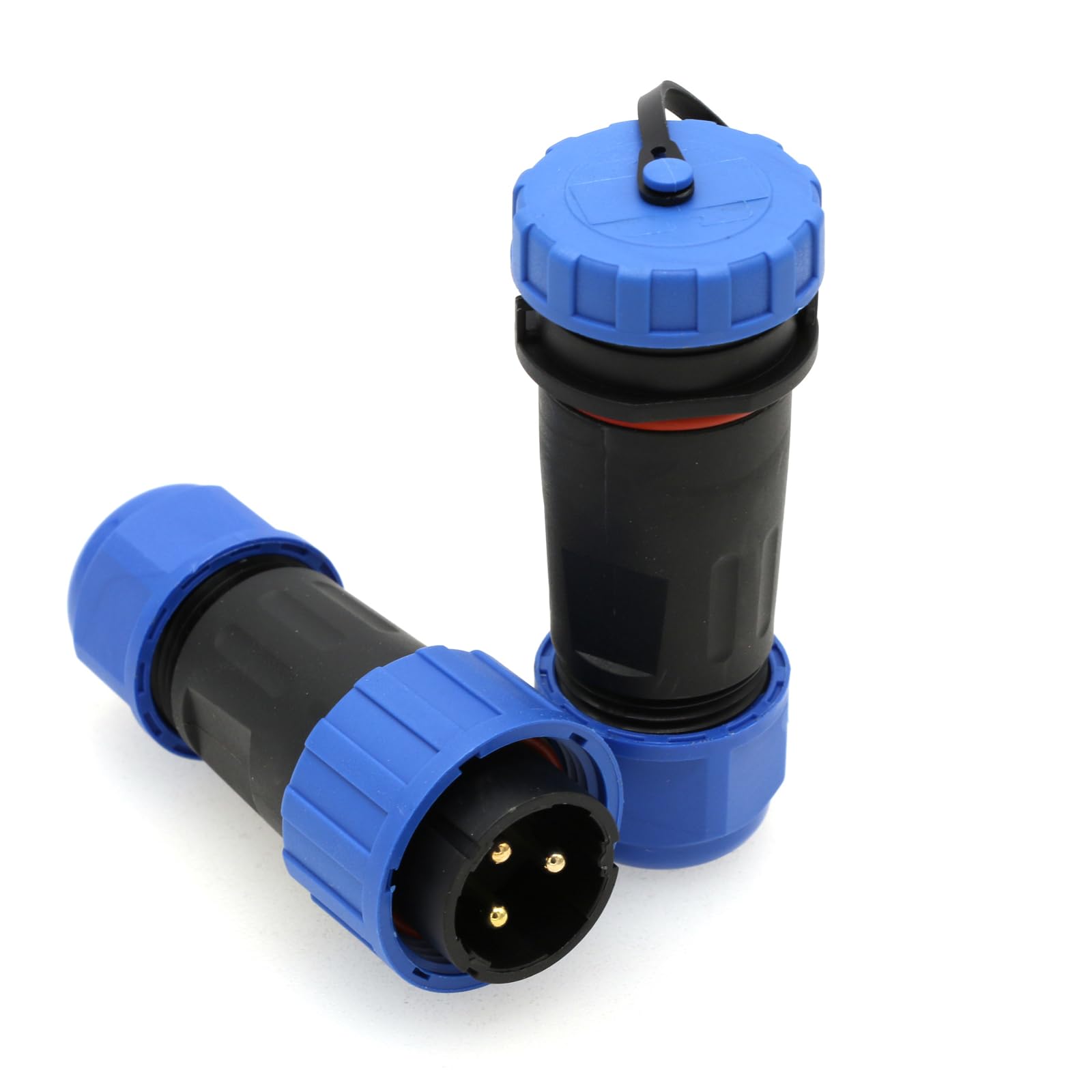 ZBLZGP TY20 Screw Connection 3-Pin 25A Aviation Waterproof Connector Plug Socket Screw Crimp Solderless Quick Disconnect with Waterproof Cap - Image 2