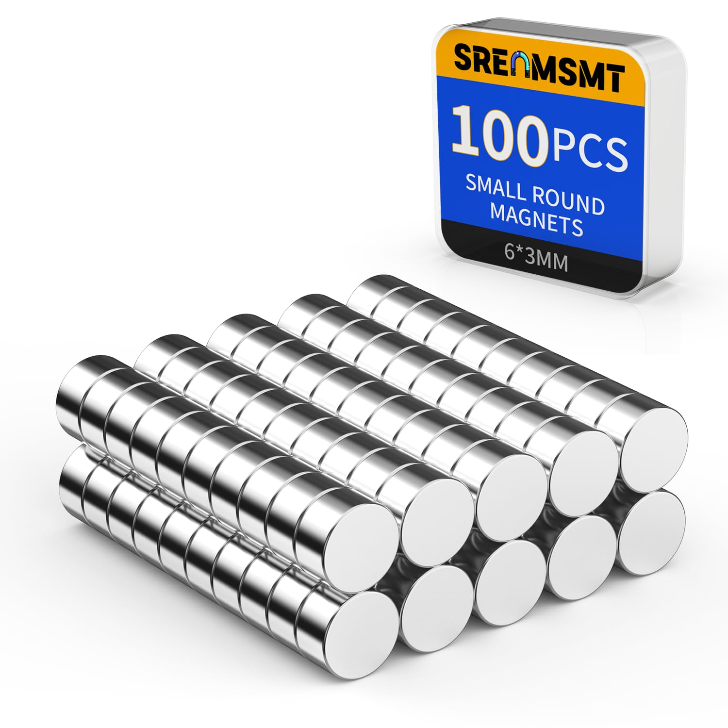 Round Magnets, 6x3mm Neodymium Magnet for Crafts, 150 Pack — Amazon image 18