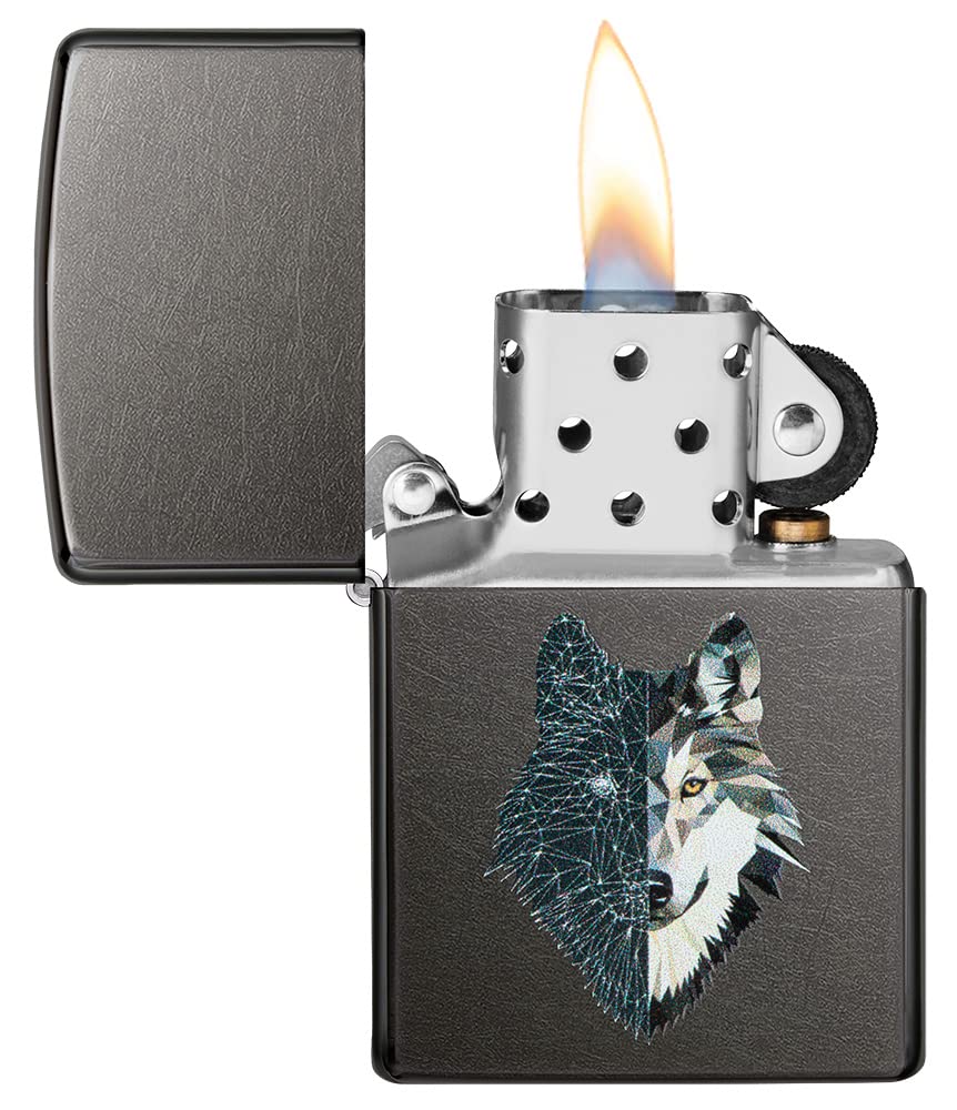 Accendino Zippo Antivento In Fibra Di Carbonio – Stampa A Colori 540° – Ricaricabile, Made In USA, Confezione Regalo - 3