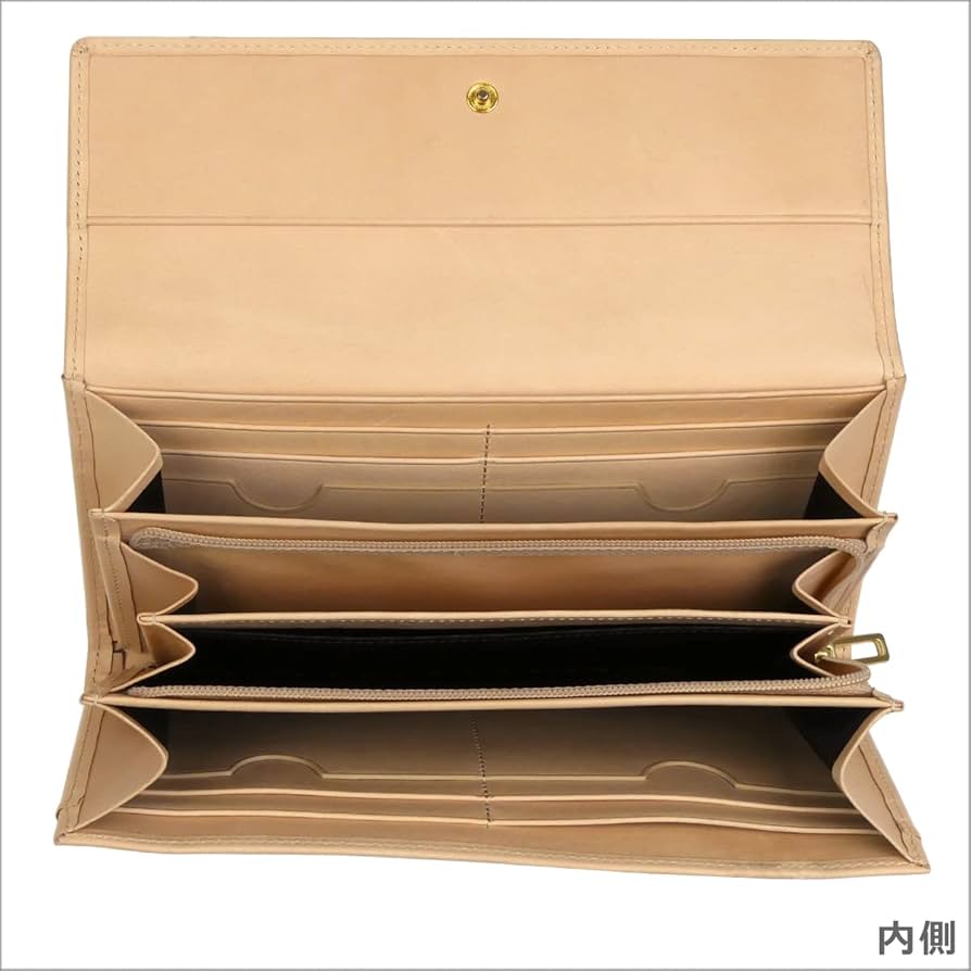 BREE　ブリー　長財布　天然ヌメ革　ナチュラルベージュ　イントレチャート　美品 BREE ブリー 長財布 天然ヌメ革 ナチュラルベージュ イントレ