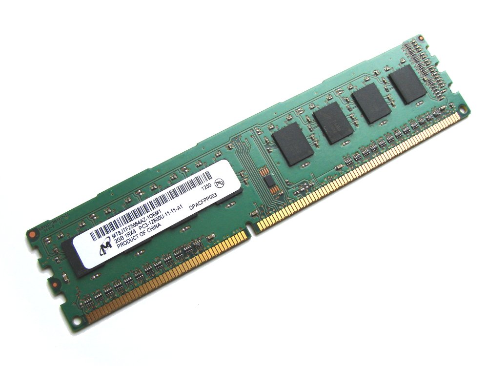 Mt8jtf25664az-1G6m1 Micron Technology 2Gb Ddr3-1600Mhz Pc3-12800