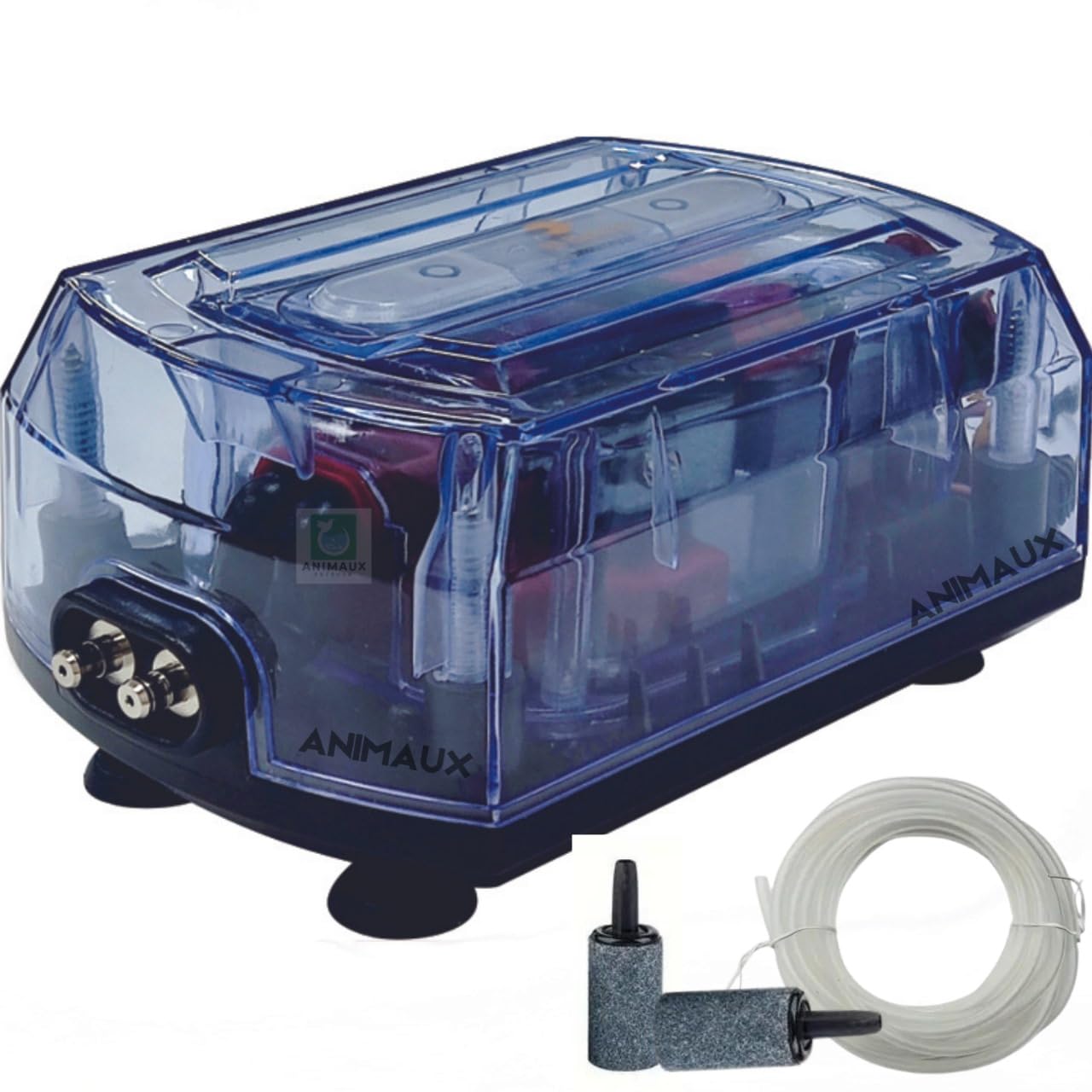 ANIMAUX RS Electrical 481 2 Way AIR Pump (2M Tube & 2 AIR Stone) (5W - 4L-MIN) AIR Pump Aquarium | Oxygen Pump for Fish Tank | Fish Tank Filter with Oxygen | Aquarium Water Purifier | (B0DCB8YWR9) Amazon Price History, Amazon Price Tracker