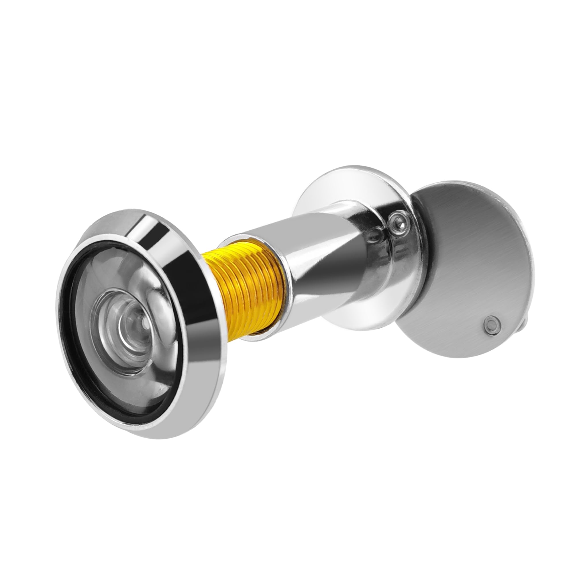 Desenda Door Viewer with Privacy Cover Peephole Viewer, 14mm Diameter 35-50mm Length Security Spy Hole