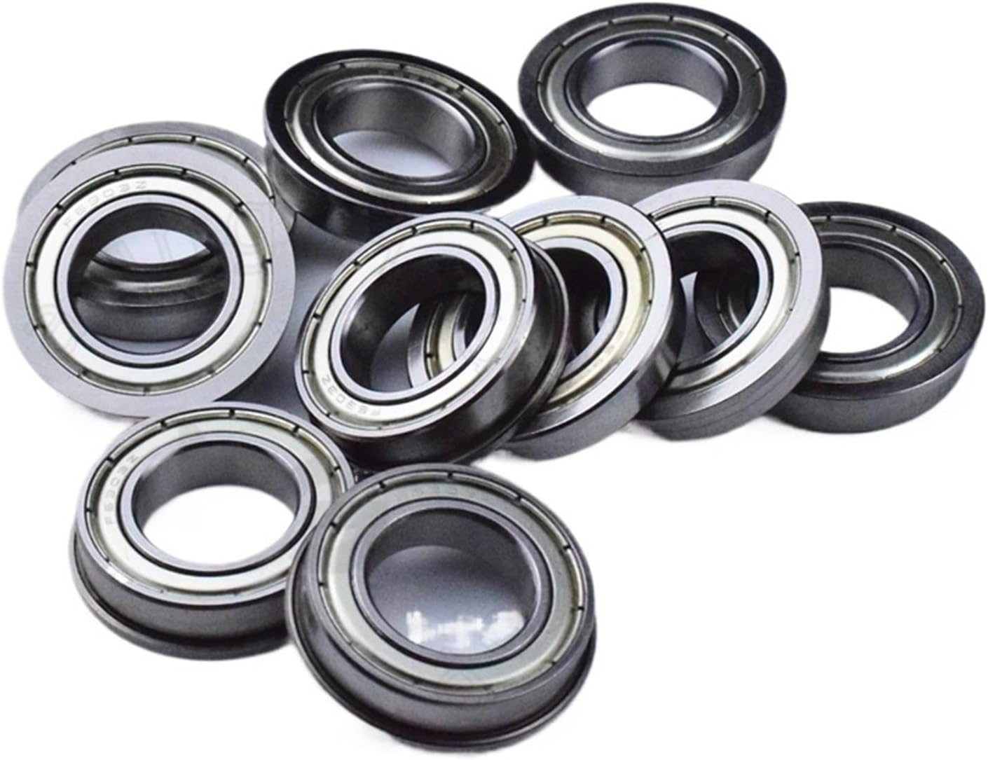 Flange Bearing 10pcs F6903ZZ 17 * 30(32.5)*7(mm) Chrome Steel Metal Sealed High Speed Mechanical Equipment Parts