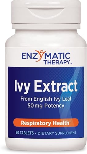 Enzymatic Therapy Extracto de hiedra 90 tabletas (paquete de 4)