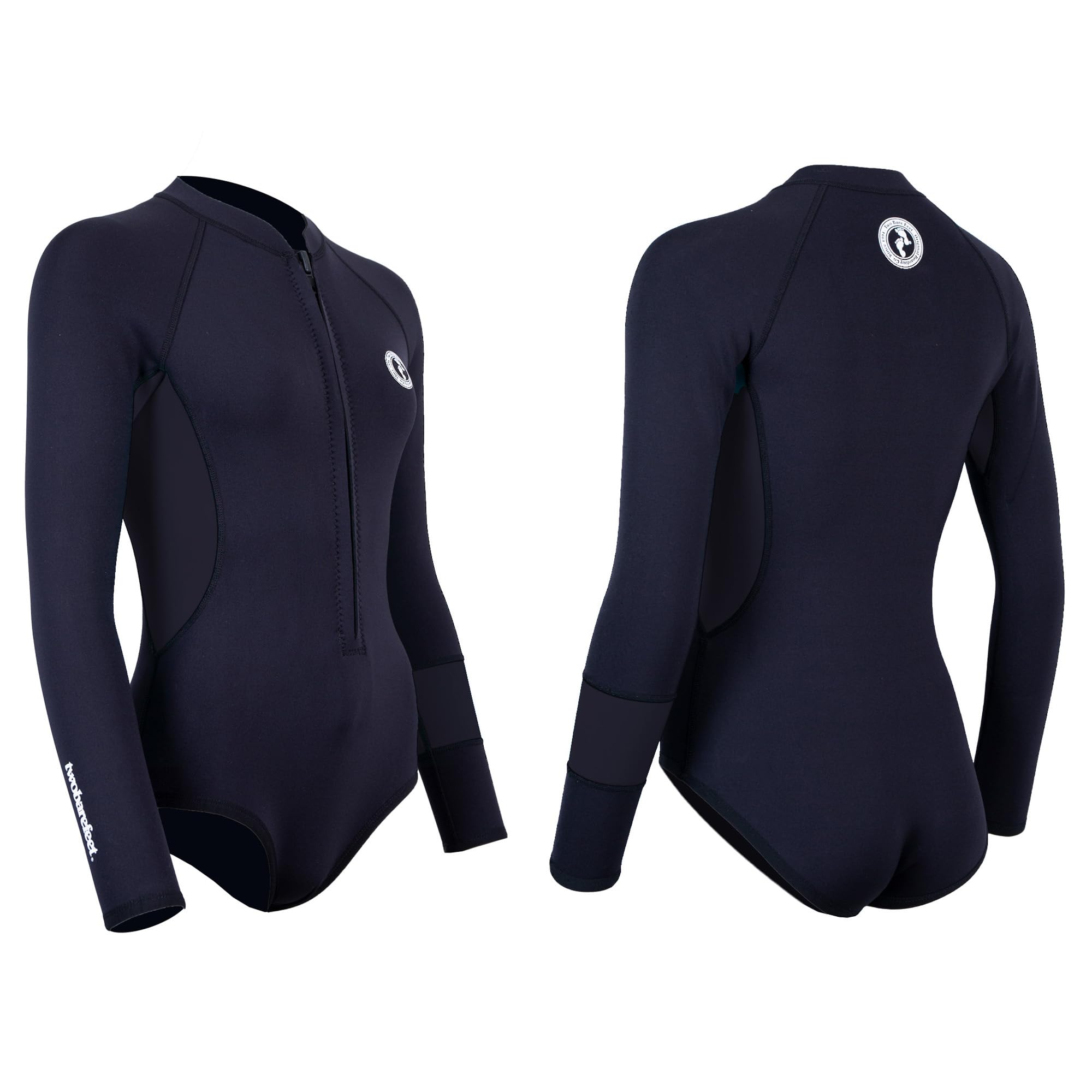 Two Bare Feet Women's 2mm Harmony Neoprene One-Piece Wetsuit – Premium Swim Suit for Surfing, Swimming, Scuba Diving & Water Sports, Flexible, Durable, Multiple Styles (Black, S) — image 1