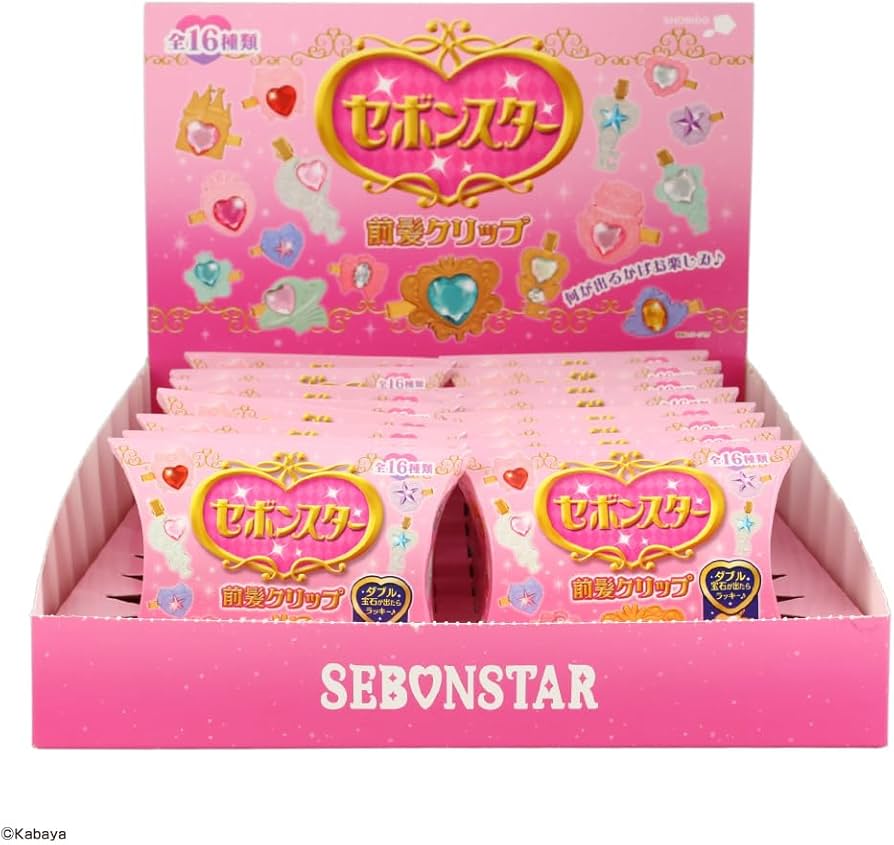 Amazon.co.jp: shobido 粧美堂 セボンスター前髪クリップ 何が届くかお