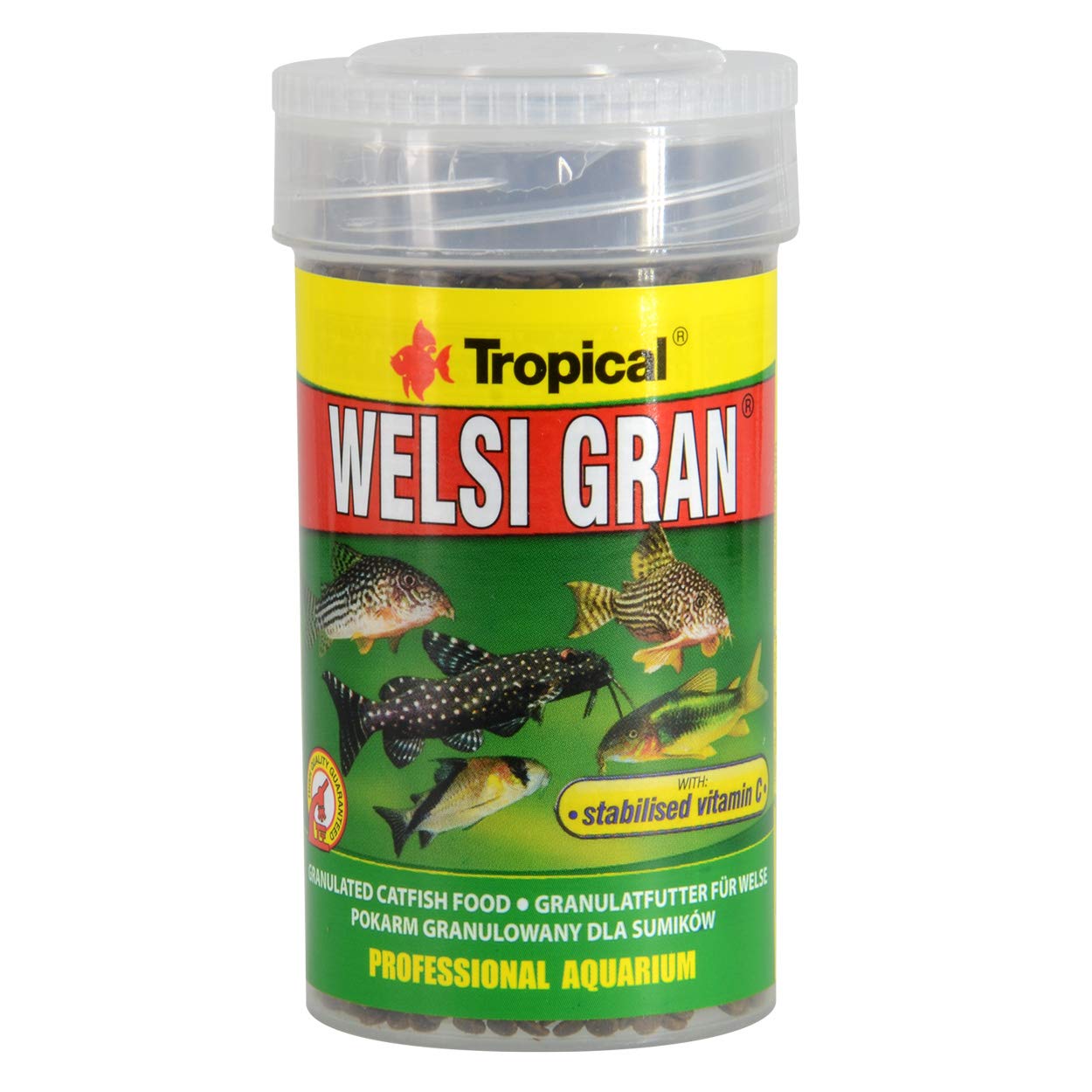 Tropical Wieloskładnikowy szybko tonący granulat dla ryb dennych WELSI GRAN 100ml / 65g