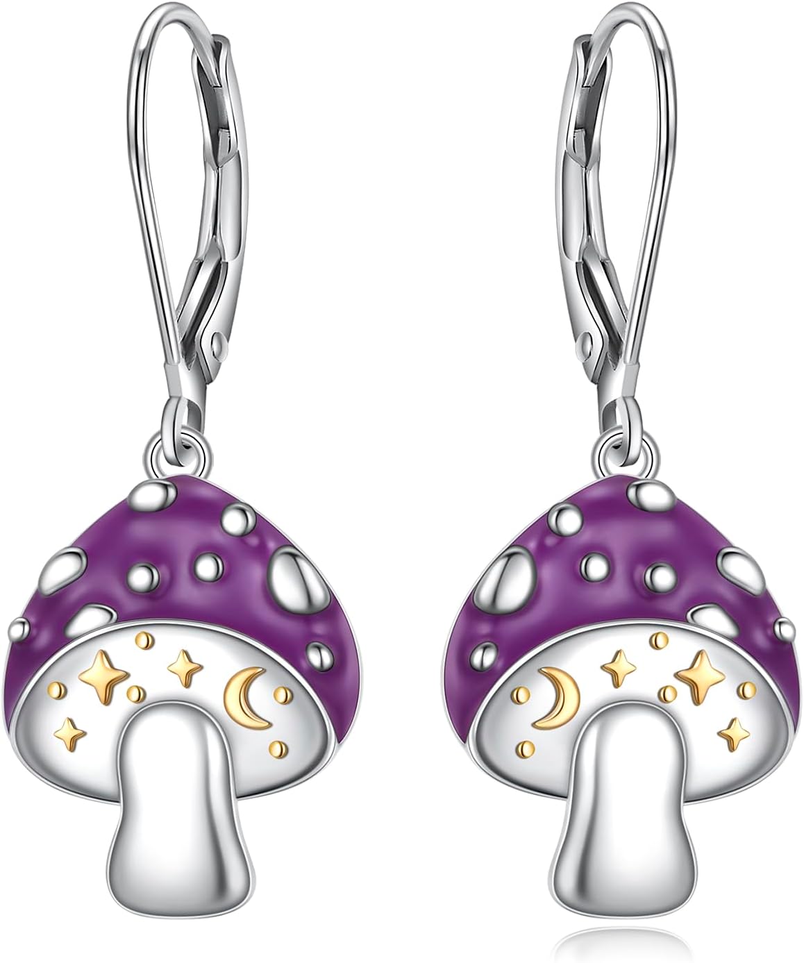 Alphm 925 Sterling Silver Lotus/Tulip/Scottish Thistle Flower Earrings for Women Lotus/Tulip/Scottish Thistle Flower Jewelry for Mom Wife Daughter Sister