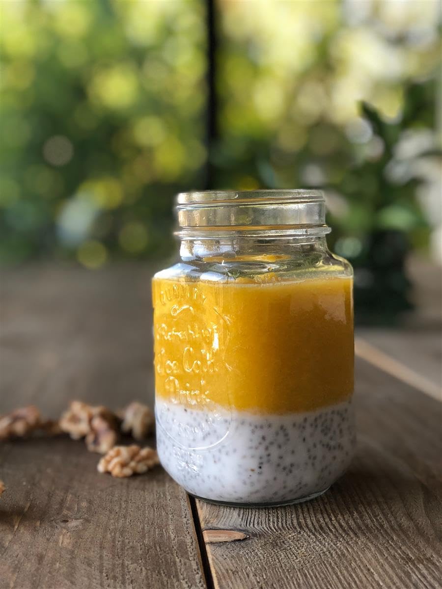 Boiron Mangopüree 1L ohne Zuckerzusatz & künstliche Aromen, vegan, für Cocktails, Mocktails, Smoothies, Milchshakes, Tiramisu, Panna Cotta, ungekühlt haltbar, in Frankreich hergestellt