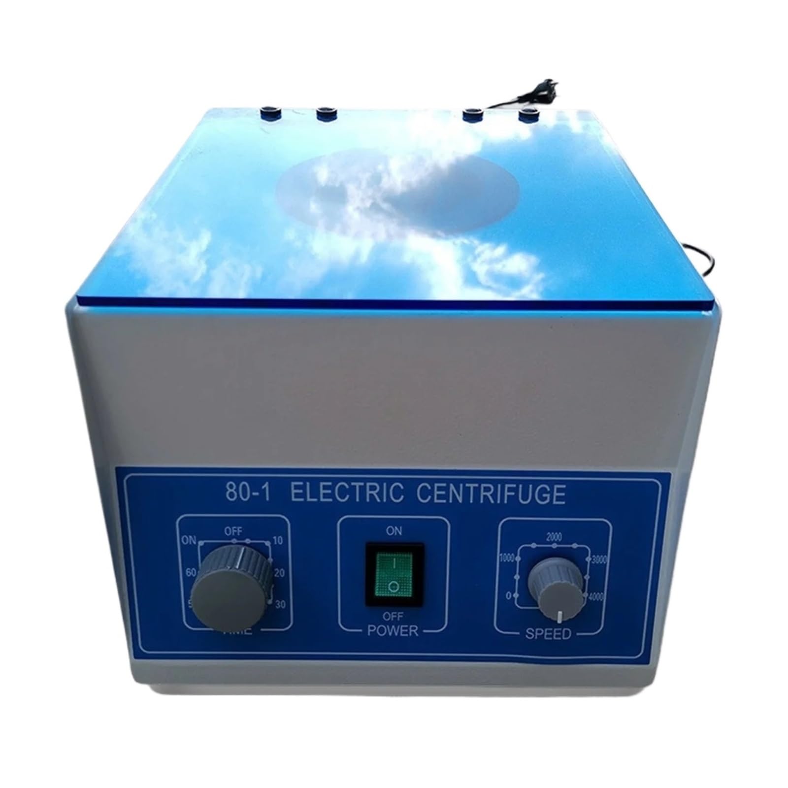 Tischzentrifuge, Elektrische Desktop-Laborzentrifuge, Laborbedarf, Medizinische Praxis, 4000 U/min, 20 Ml X 6, Modell 80-1