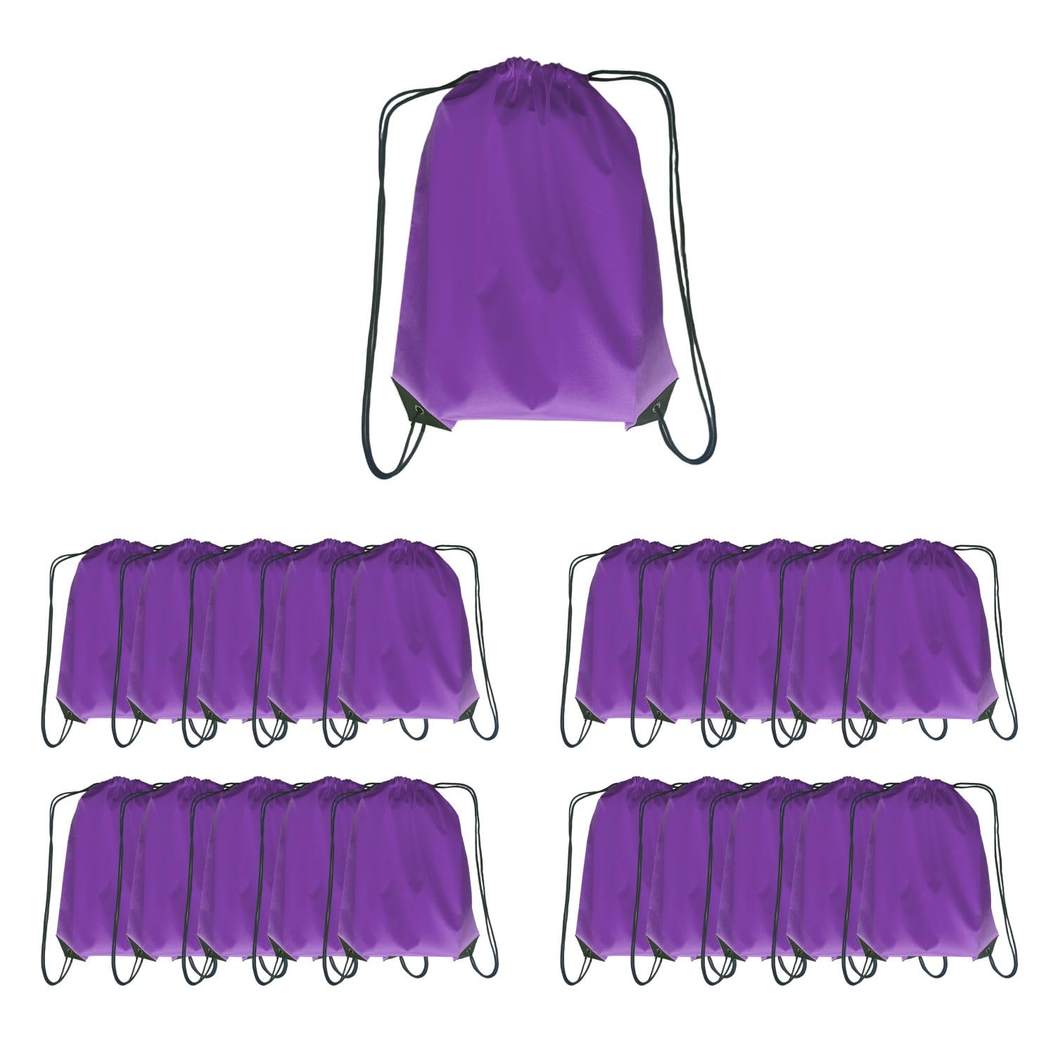 JohahaTim Drawstring Backpack Bulk 20 packs Draw String Backpack Bags DIY Gym Sports trip Traveling Yoga ride Pedestrianism Cinch Bag Sackpack