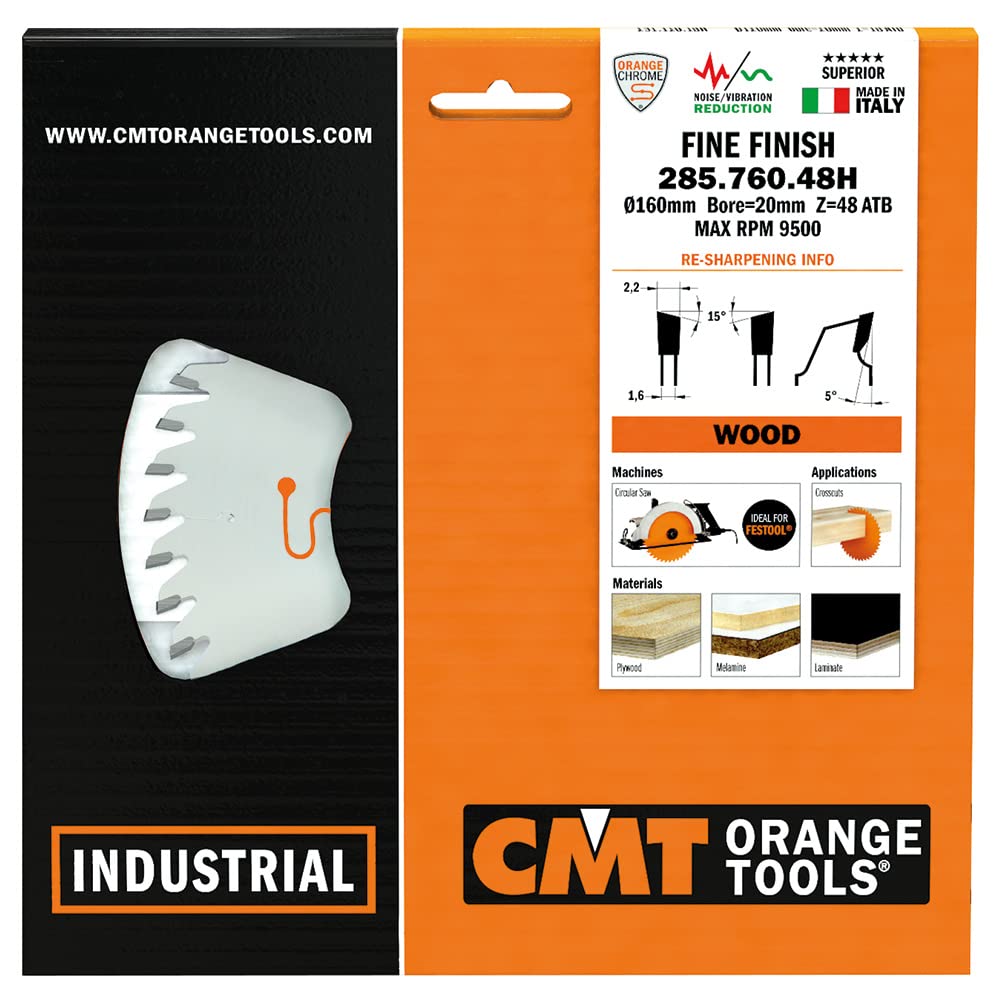 Lama Circolare CMT ORANGE 100x8x22 Mm - Per Legno Massiccio, Denti Z4, Raggio 30 Mm - Foto 11