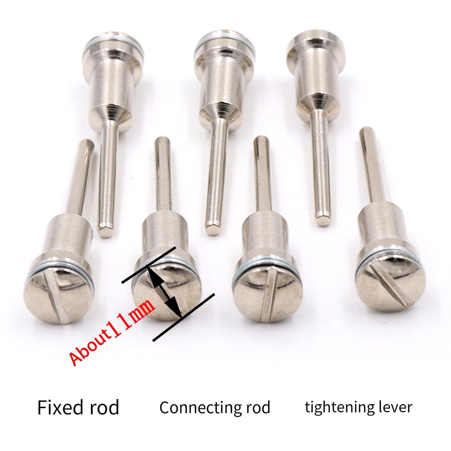 Professional Rotary Tool Mandrel with 3.2mm / 6mm Compatibility for Effortless Cutting Wood Metal 5pcs Sawing Mandrel Adapter