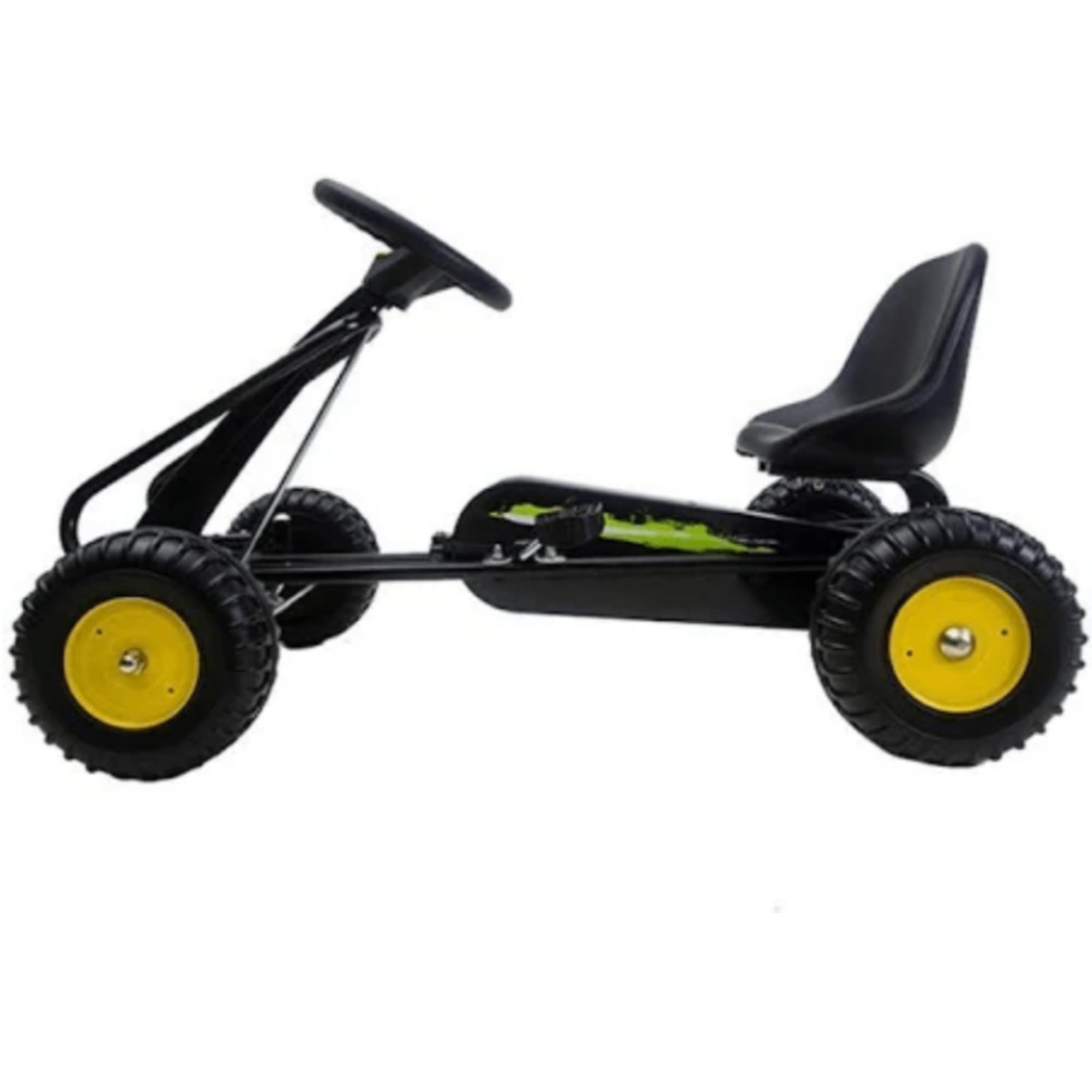 QPLAY - Coche a Pedales Go Kart - Dos velocidades - Ideal para niños a Partir de 3 años - Rojo (Ruedas DURAS)