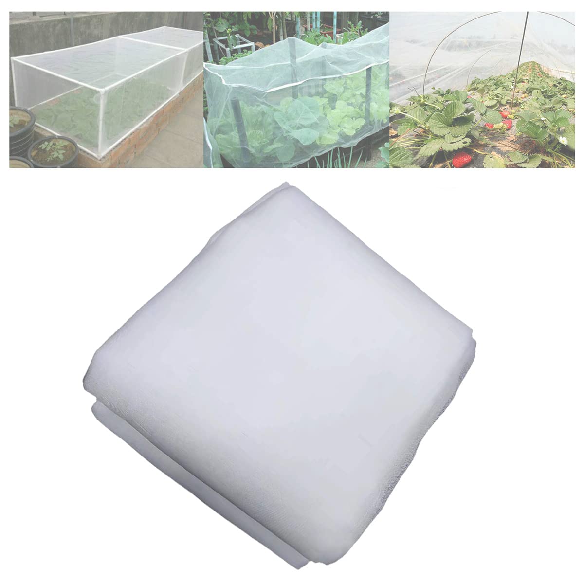 Malla Fina Para Jardín Para Cultivos De Hortalizas De 8'X33' Malla Para