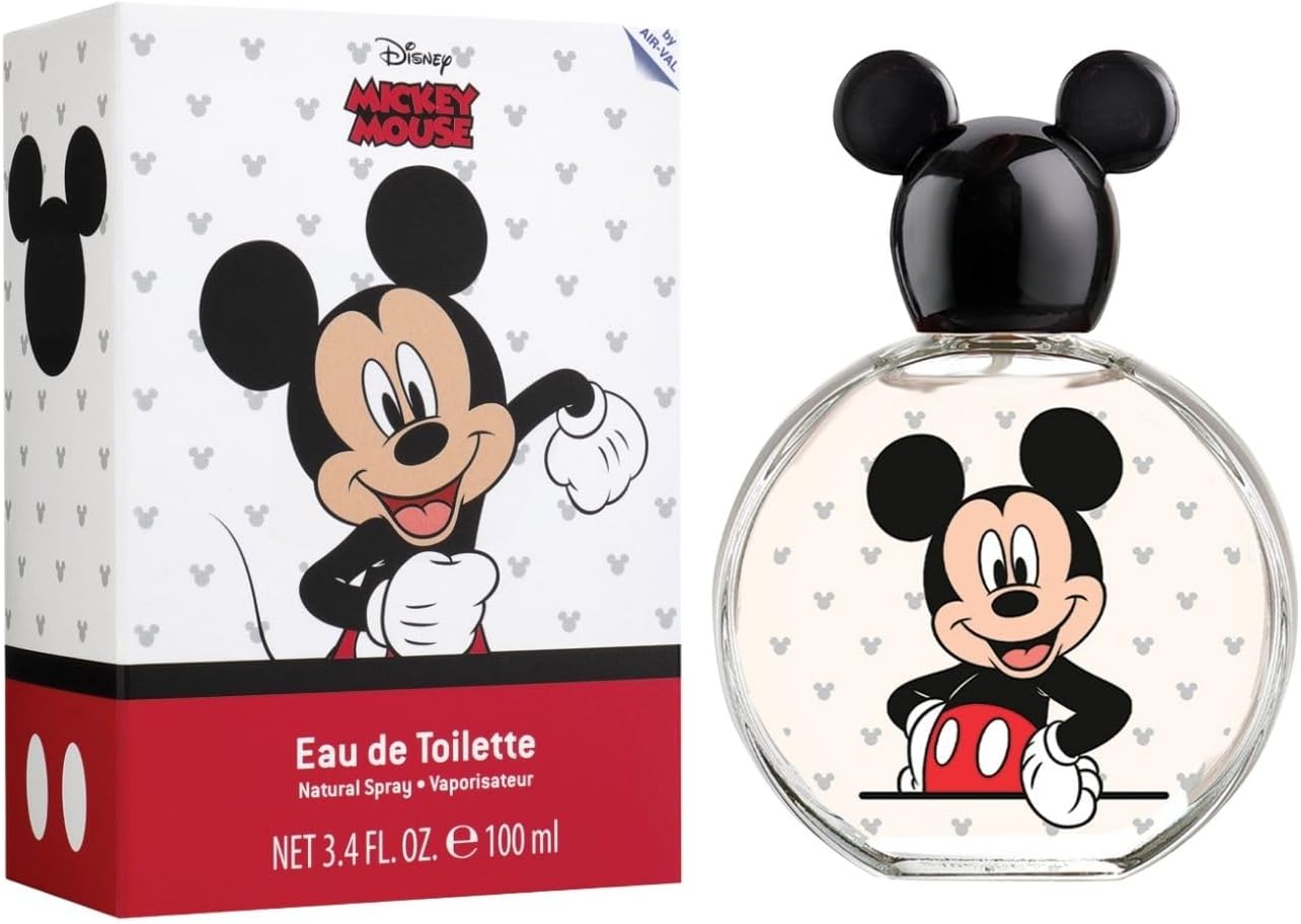 Mickey Mouse, Disney, Fragrance, for Kids, Eau de Toilette, EDT, 3.4oz, 100ml, Cologne, Spray, Made in Spain, by Air Val International
