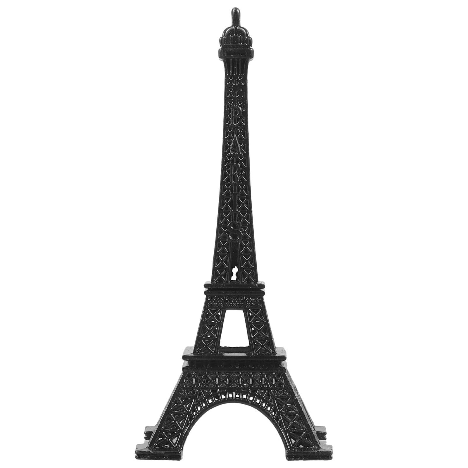 IMIKEYA Eiffel Tower Model Decorative Ornament Unique Tower Figurine for Home Office Decor for Friends Creative Photo Prop Stylish Table Centerpiece