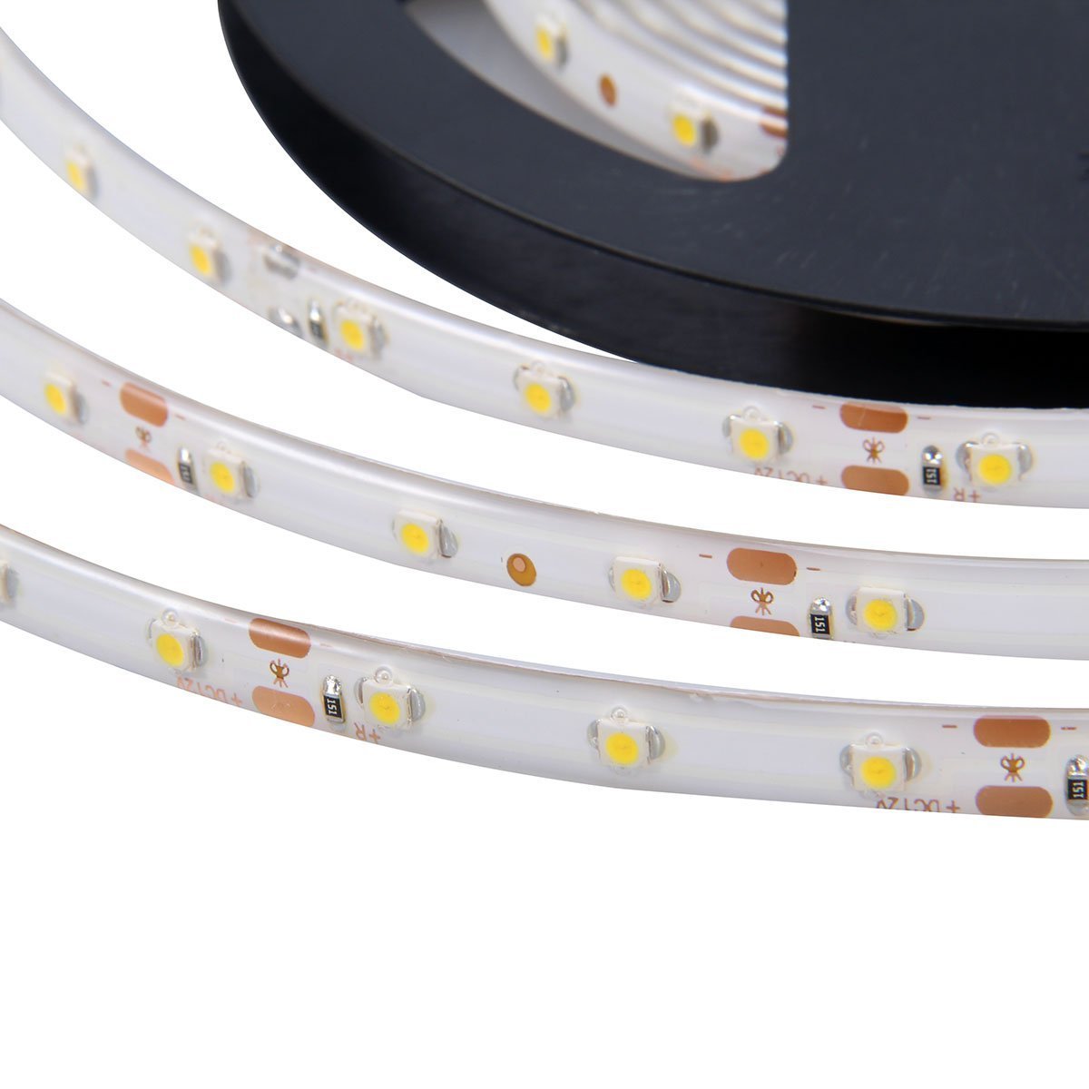 Susay® Waterproof LED 3528 SMD 300LED 5M Flexible Light Strip 12V 2A 24W 60LED/M (Yellow)