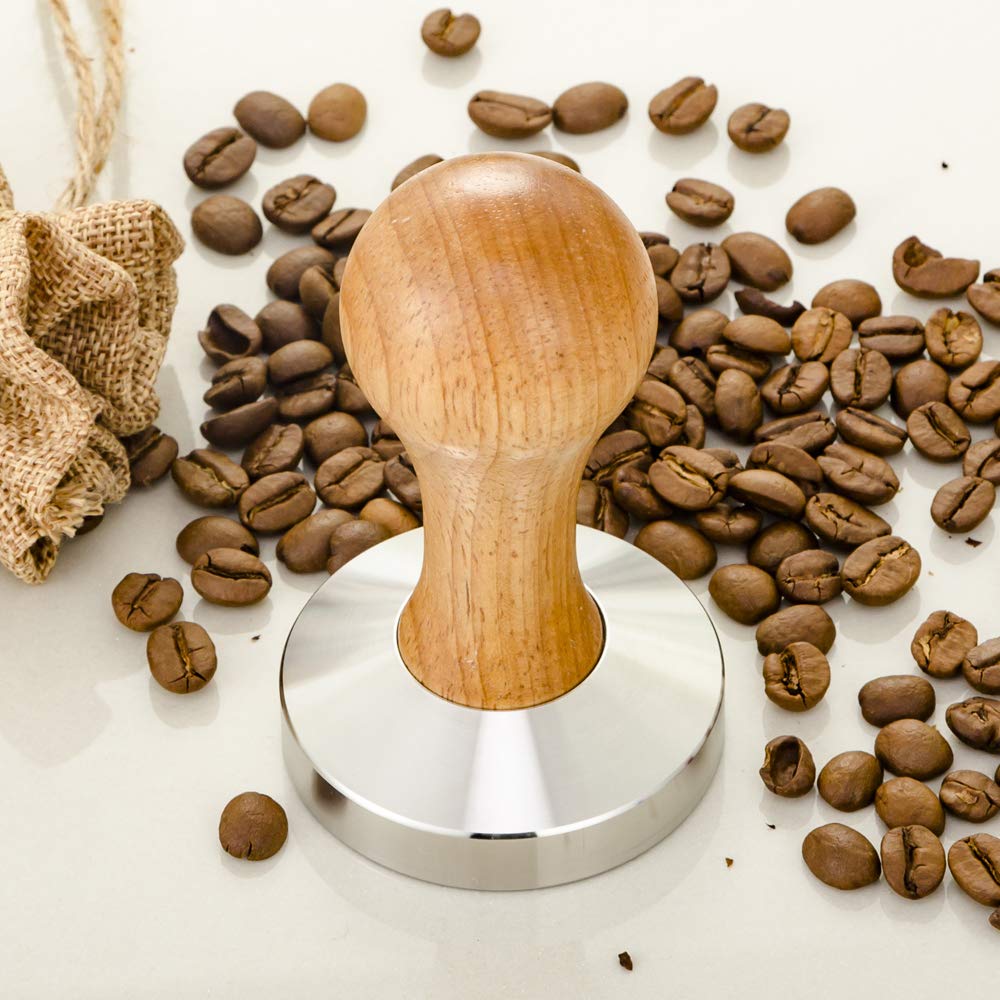 Roestvrij Staal Espresso Sabotage - Handvat Massief Hout