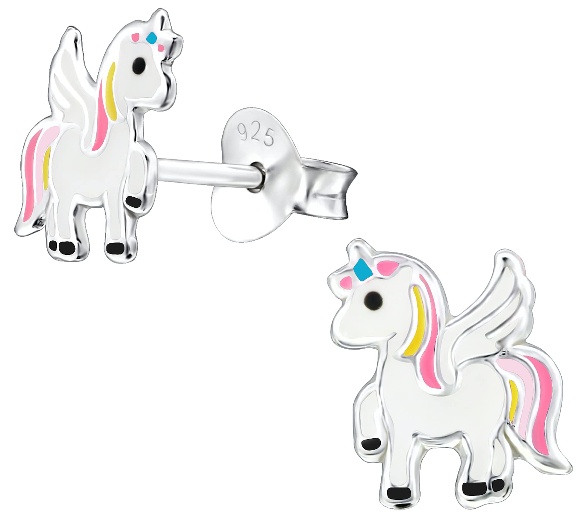 Aww So Cute 925 Sterling Silver Hypoallergenic Unicorn Stud Earrings for Babies, Kids & Girls | Diwali Gift/Birthday Gift | Comes in a Gift Box | 925 Stamped with Certificate of Authenticity | ER1368 (B07KMRXM9Y) Amazon Price History, Amazon Price Tracker