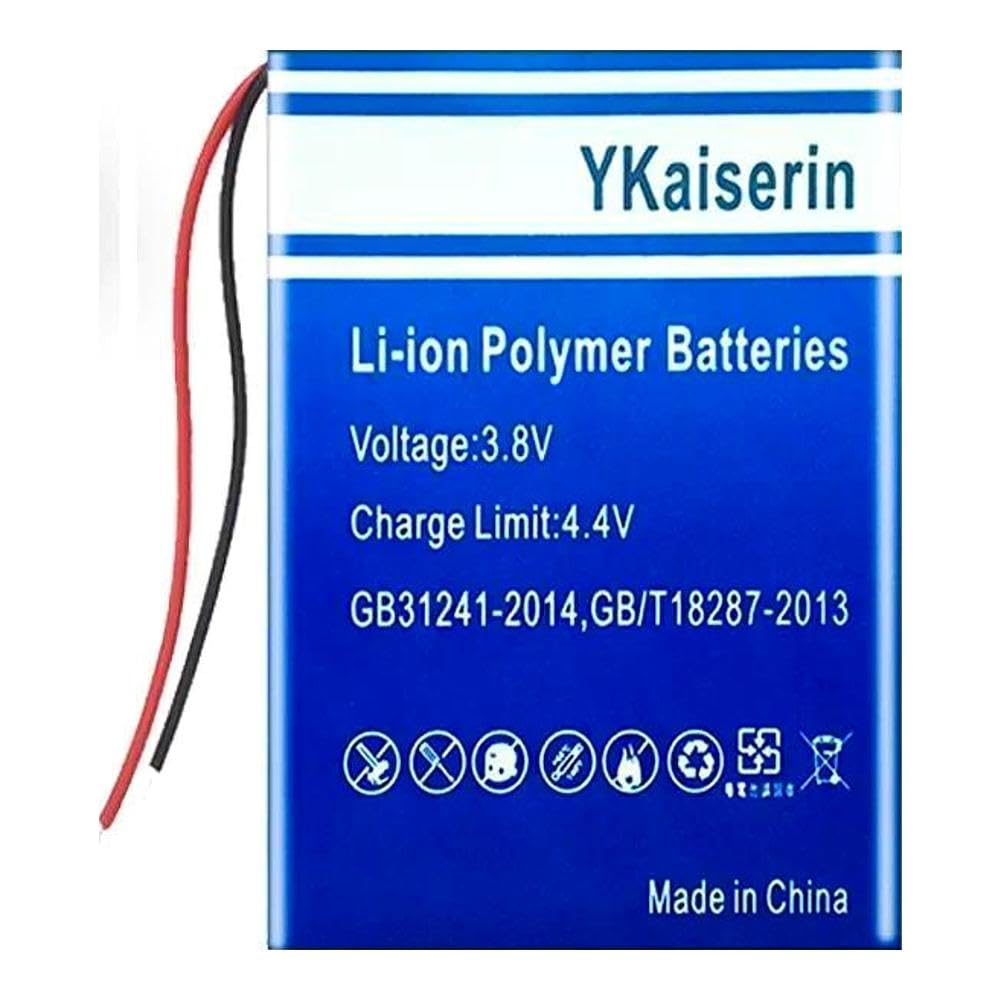 High Capacity Li-ion Polymer Mp3 Player Battery Compatible for COWON iAUDIO M3 Long-Lasting 1600mAh M3 (for iAUDIO),with Professional Repair Tool Kit