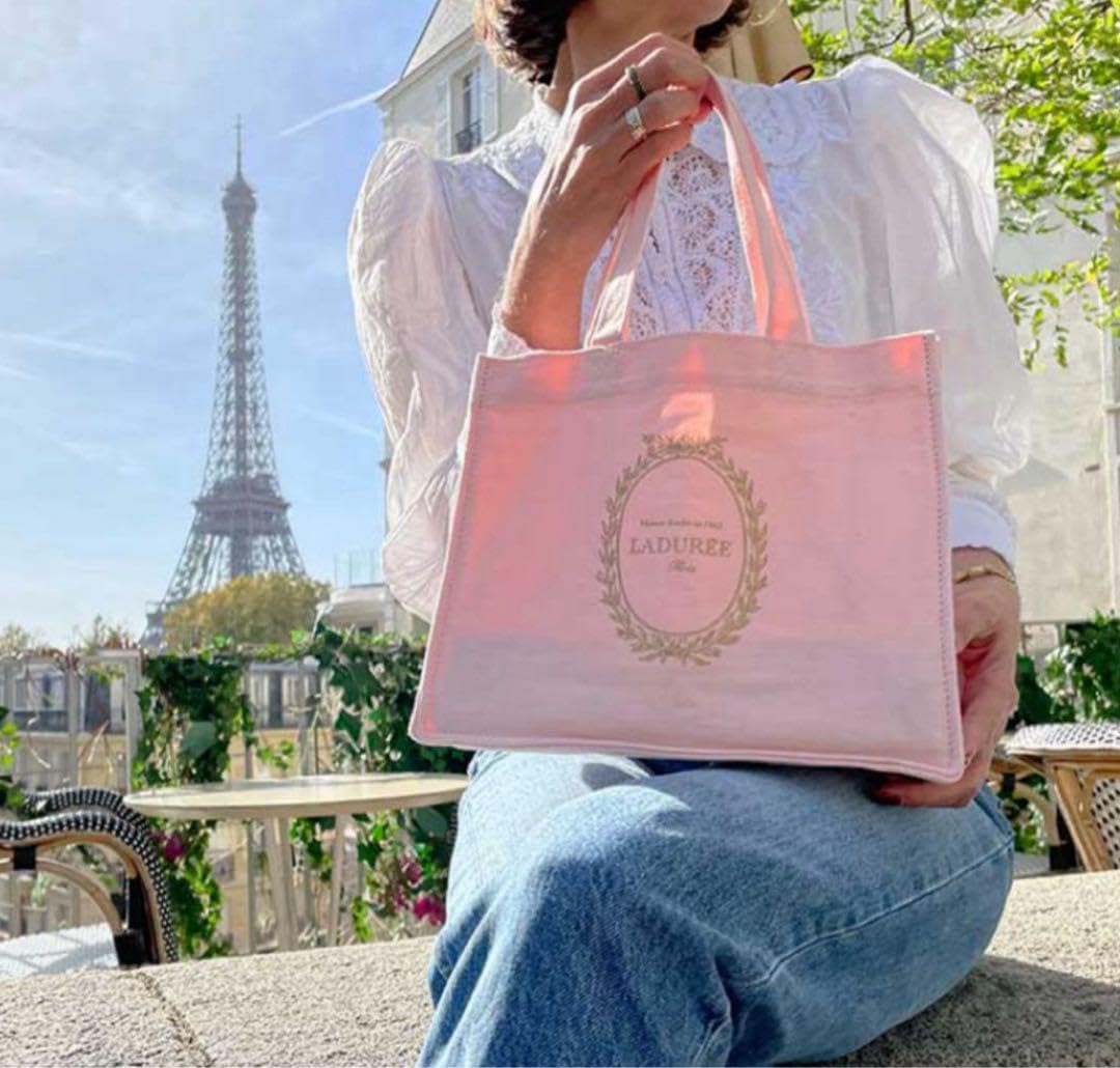 Amazon.co.jp: ラデュレ LADUREE トートバッグ フランス限定