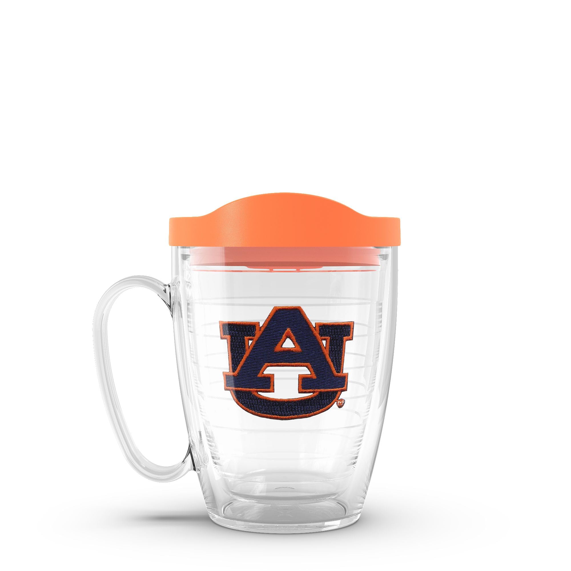 Tervis Made in USA Double Walled Auburn Tigers Insulated Tumbler Cup Keeps Drinks Cold & Hot, 16oz Mug, Emblem