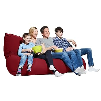 ☆ヨギボー MAX カバー　赤色☆ 公式】Yogibo Max Premium（ヨギボー マックス プレミアム）用