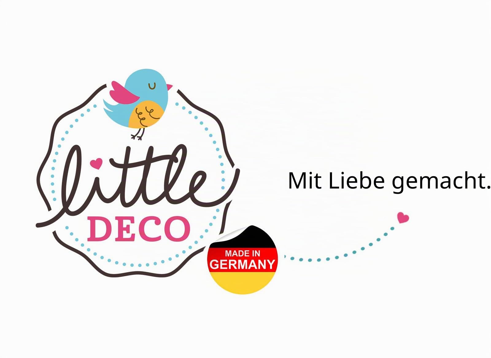 Little Deco Wandtattoo Wandsticker Kinderzimmer Tiere Wald Birkenstämme Wandaufkleber Wanddeko Babyzimmer Spielzimmer Wandbild Kinder Mädchen Junge DL660