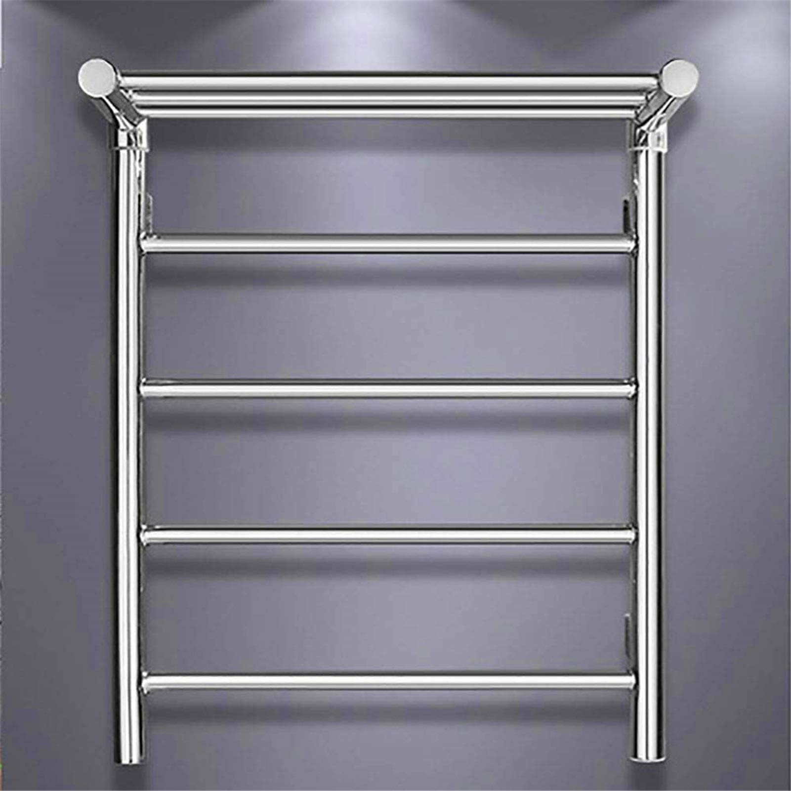 Calentador de Toallas de Pared para baño, toallero calefactado, toallero eléctrico de Acero Inoxidable 304, secador de Toallas de Pared, radiador de baño, Accesorios de baño p(Hardwired)