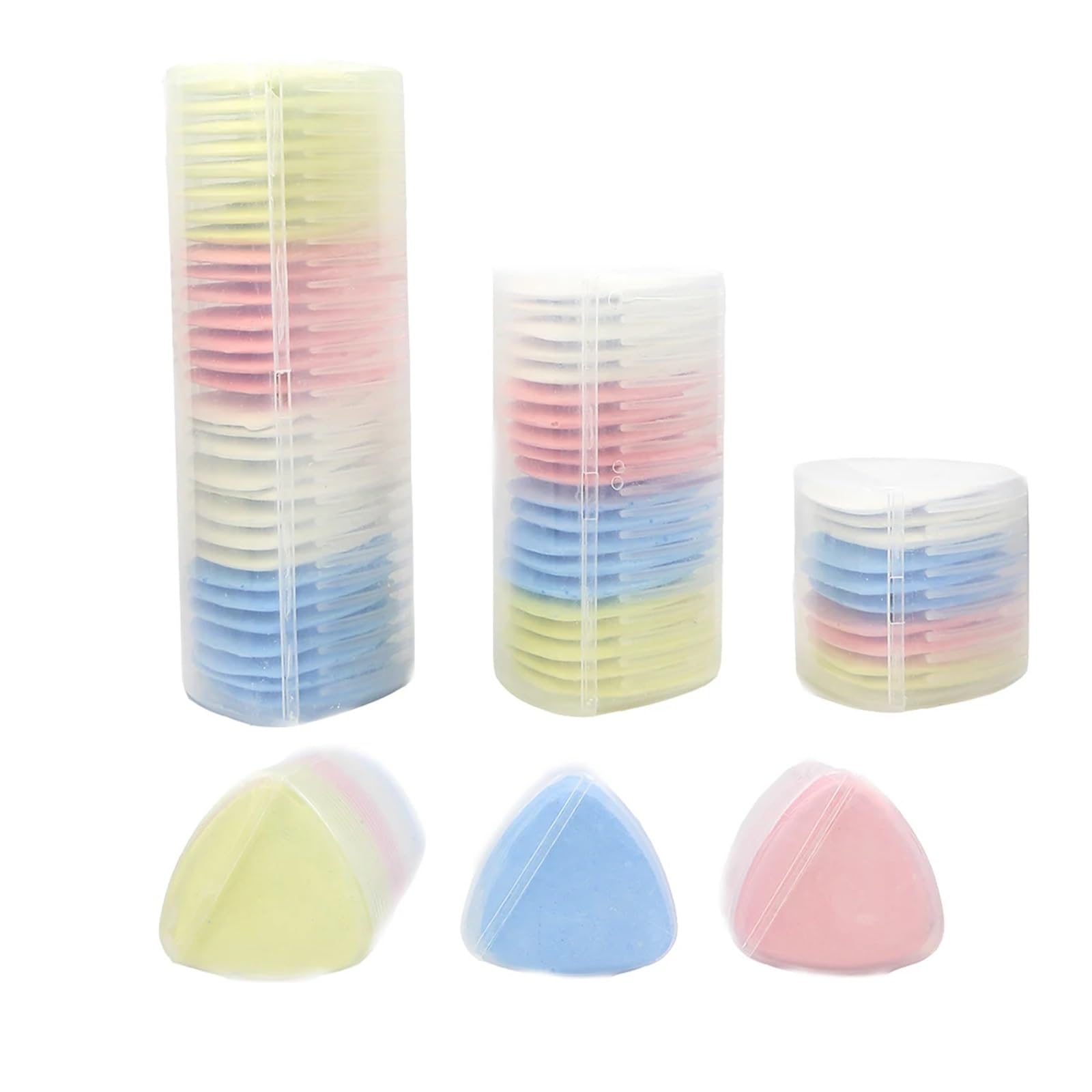 Schneiderkreide, bunt, löschbar, Schneiderkreide, Box-Set (12 Stück): Stoffmarker für Schneider, Kleidungsmuster, DIY-Näh- und Handarbeitszubehör (20 Stück)