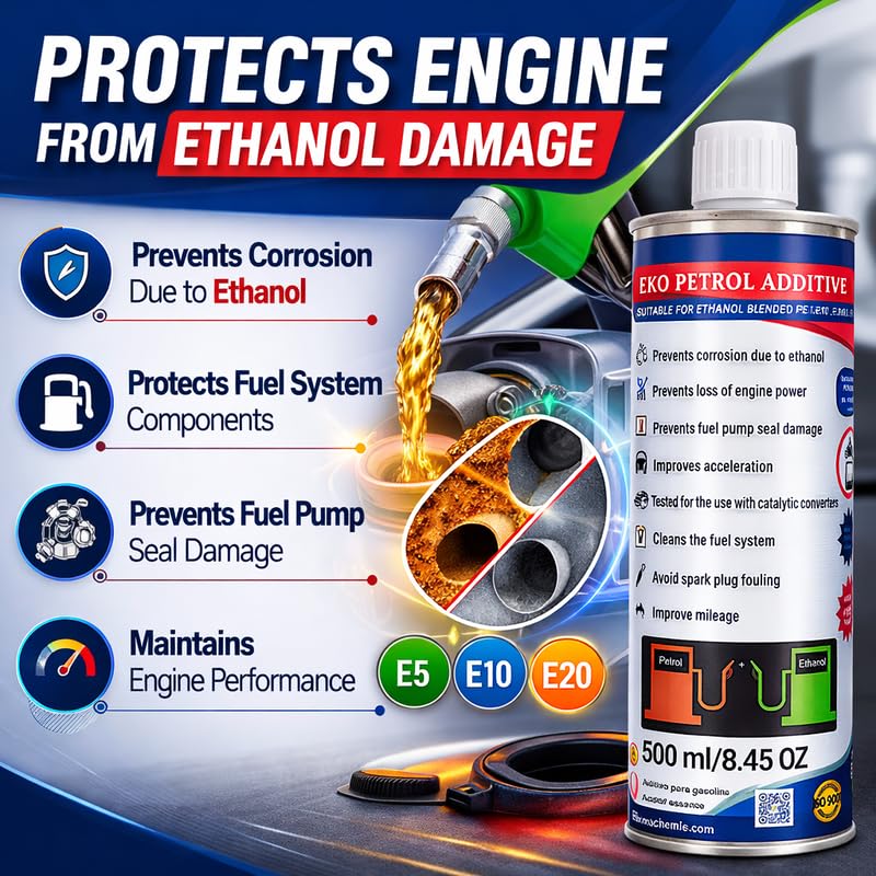 Image of Petrol Additive E30 Ethanol Protection | High Performance Fuel Additive for Petrol Engines | Helps Protect Fuel System from Ethanol Effects | Automotive Maintenance Product 500ml