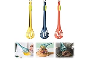 2-in-1 Kitchen Tongs and Egg Whisk: The Essential Multitasking Tool for Your Kitchen