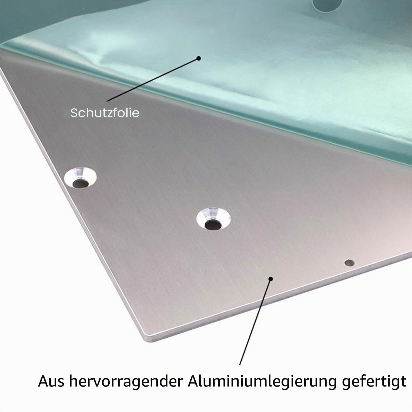 Heizbett für 3D Drucker 24 Volt 350 Watt 500 x 500 mm Aluminium Legierung Schnelle Erwärmung Heizplatte Hotbed
