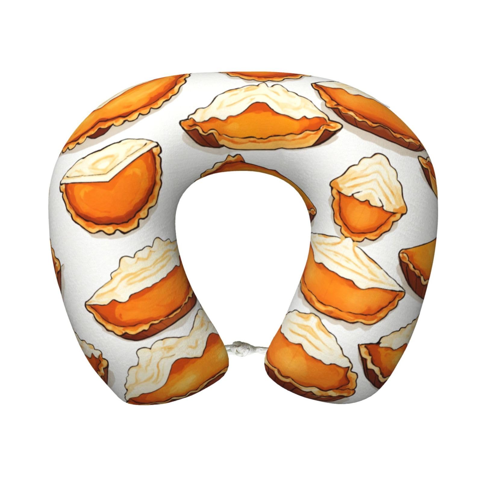 peiyeety Food Print Print Custom U-Shaped Pillow,Memory Foam Cervical Neck Travel Pillow,for Home,Camping,Travelling