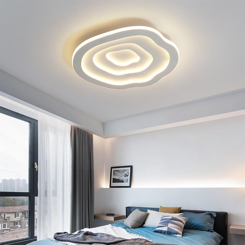 Beiltuga Contemporary LED Ceiling Light Modern Ceiling Lights Acrylic lampshade Lounge Lights Ceiling Dimmable Flicker Free Design with Remote Control 3000K-6000K for Living Room Bedroom