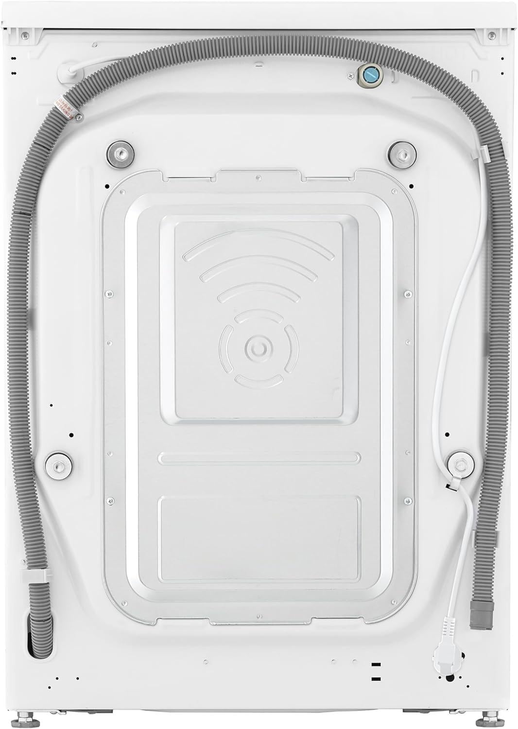 LG AI DD F4R7013TSWG Lavatrice 13kg, a Carica Frontale, Serie R7, Lavatrice Classe A -20%, 1400 giri, TurboWash 360, Vapore su 7 Programmi, Wi-Fi, Inverter Direct Drive, Libera installazione, Bianco