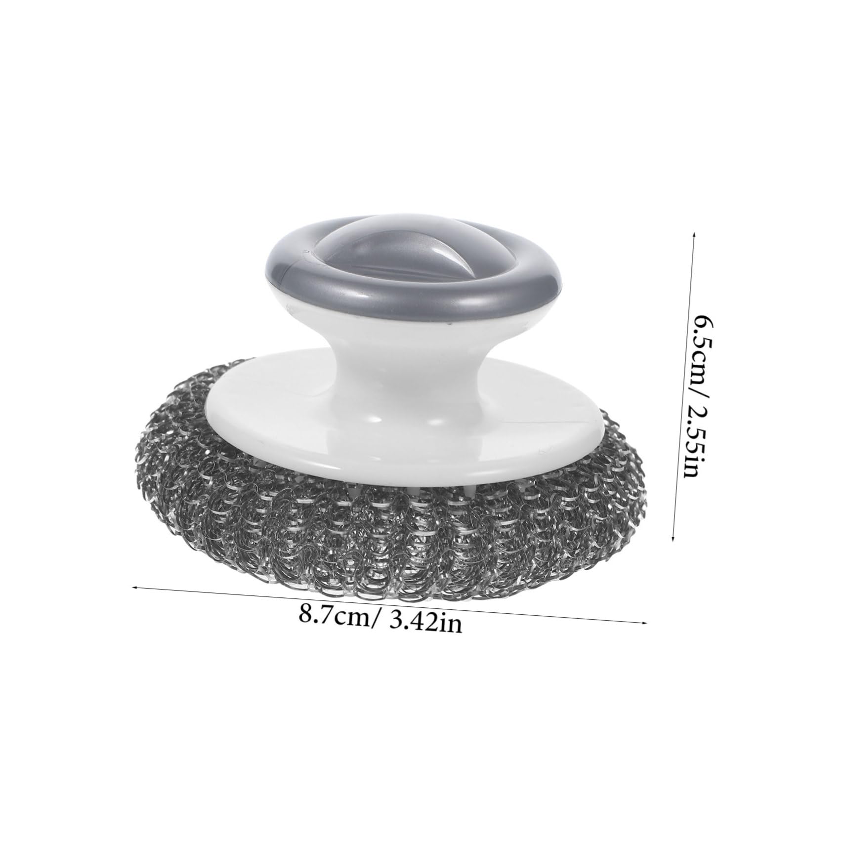 Cepillo para Platos Esponjas De Cocina Lavar Platos Hundir Estropajos De Cocina para Depuración Objetivo Y Fregar Acero Inoxidable 304 2 Piezas X 4