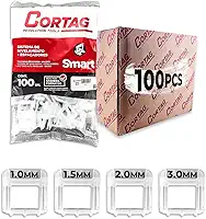 Espaçador Nivelador Smart Cortag 100 Peças Para Azulejos Pisos Revestimento Ferramenta de Construção Profissional 1.0mm, 1.5mm, 2.0mm e 3.0mm - (1.5MM | SMART)